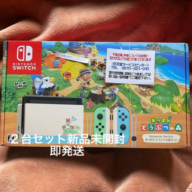 Nintendo Switch - 【2台セット新品 即発送】ニンテンドー スイッチ あつまれ どうぶつの森 セット