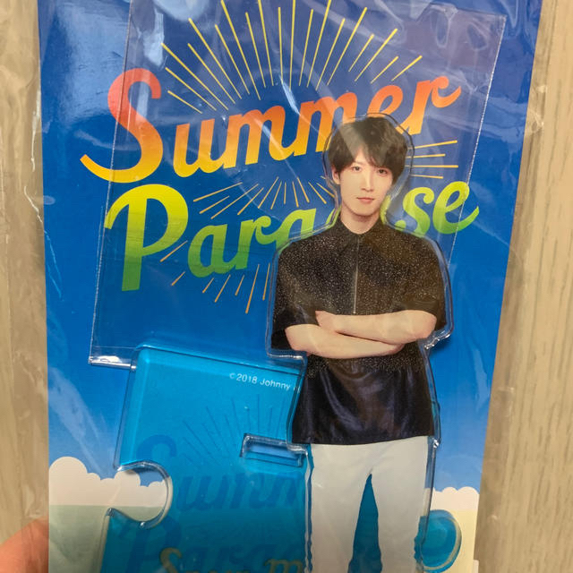 エンタメ/ホビー新品未開封！渡辺翔太◆Summer Paradise 2018 アクリルスタンド