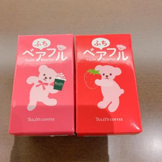 タリーズコーヒー(TULLY'S COFFEE)のタリーズ　ふちベアフル　いちご、カップ2種類セット(ノベルティグッズ)