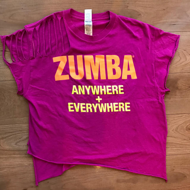 Zumba - Tシャツ リメイク ２枚セットの通販 by Flaffy'｜ズンバならラクマ