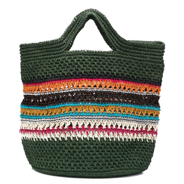 Marni(マルニ)の超レア☆ MARNI INTERIORS WOVEN STRIPE TOTE レディースのバッグ(かごバッグ/ストローバッグ)の商品写真