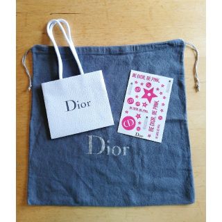 ディオール(Dior)のDior ディオール 保存袋&ショップバッグ&限定シール(ショップ袋)