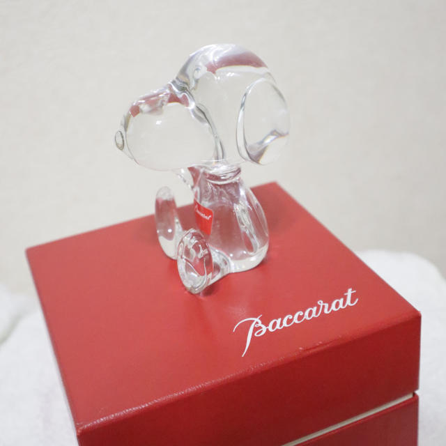 Baccarat(バカラ)のSNOOPY バカラ インテリア/住まい/日用品のインテリア小物(置物)の商品写真