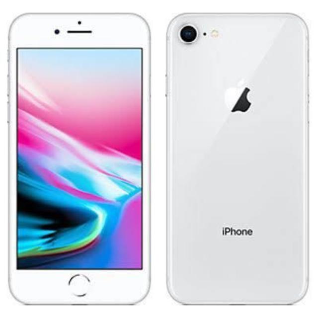 大人気 8 iPhone 256GB SIMフリー版 Apple Silver スマートフォン本体