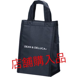 ディーンアンドデルーカ(DEAN & DELUCA)の新品未使用 DEAN&DELUCA保冷バッグSブラックトートバッグ 黒(弁当用品)