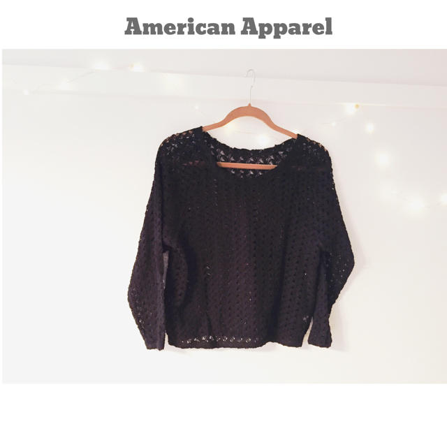 American Apparel(アメリカンアパレル)のアメアパ 総レースプルオーバー レディースのトップス(ニット/セーター)の商品写真