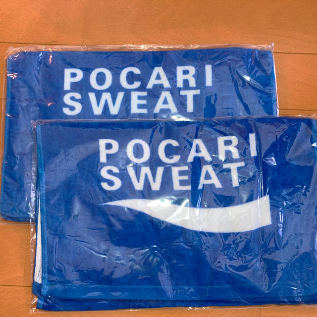 2枚セット POCARI SWEAT ポカリスウェット スポーツタオル タオル スポーツ/アウトドアのスポーツ/アウトドア その他(その他)の商品写真