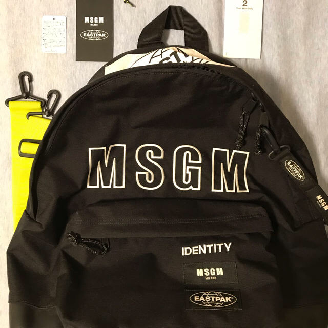 MSGM(エムエスジイエム)のKodomodake様☆MSGM×EAST PAK コラボバックパック　リュック メンズのバッグ(バッグパック/リュック)の商品写真