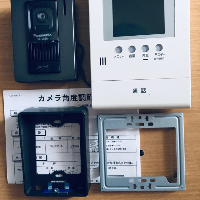 Panasonic パナソニック カラー ドアホン親機ＶＬ－ＭＶ30X 玄関子機ＶＬ－Ｖ５６６ の通販 by oyukicyann81's  shop｜パナソニックならラクマ