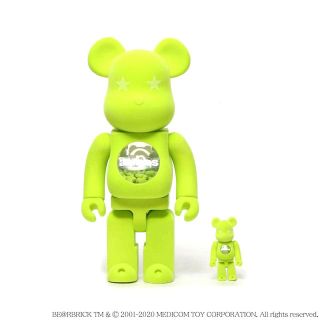 メディコムトイ(MEDICOM TOY)のシンプソン様BE@RBRICK atmos x LACOSTE 400%(その他)