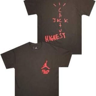 Travis Scott×jordan 半袖Tシャツ(Tシャツ/カットソー(半袖/袖なし))