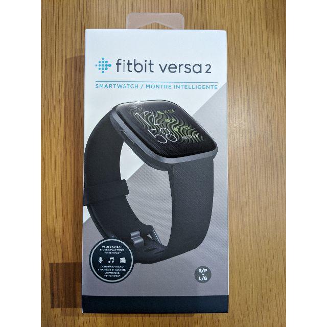 《値下げ交渉可》fitbit VERSA 2　純正箱＆替えベルト付き