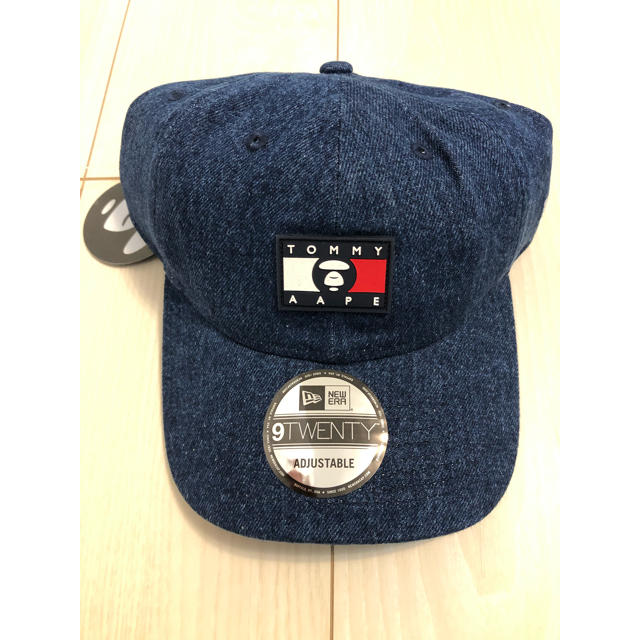 A BATHING APE - aape x tommy jeans newera 9TWENTY キャップの A BATHING APE - aape x tommy jeans newera 9TWENTY キャップの