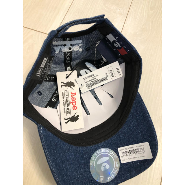 A BATHING APE - aape x tommy jeans newera 9TWENTY キャップの A BATHING APE - aape x tommy jeans newera 9TWENTY キャップの