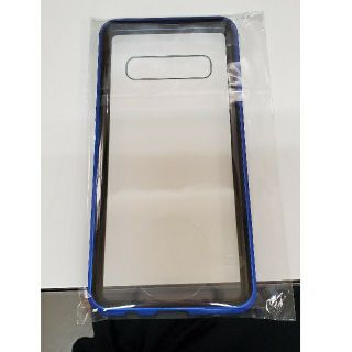 galaxy s10用　スマホケースカバー　ブルー(Androidケース)