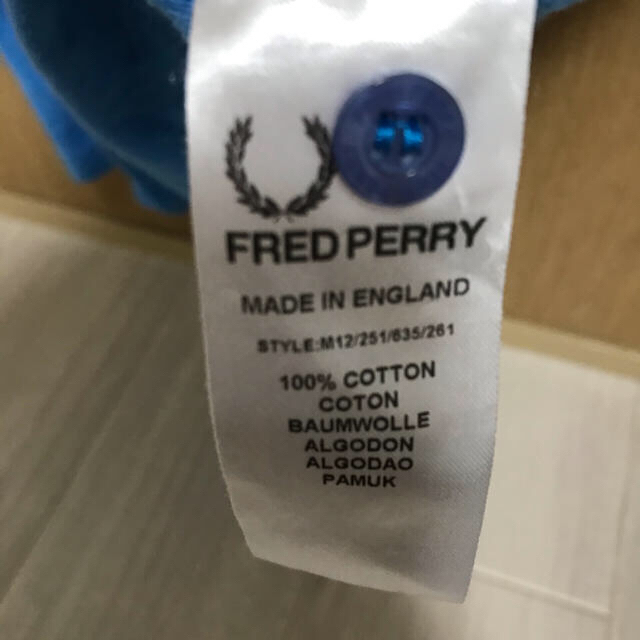 FRED PERRY(フレッドペリー)のFRED PERRY フレッドペリー ポロシャツ　メンズ　水色 メンズのトップス(ポロシャツ)の商品写真