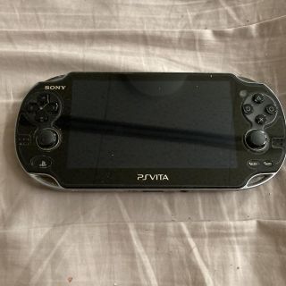 プレイステーションヴィータ(PlayStation Vita)のpsvita プレステビータ　3G/WI-FIモデルクリスタルブラック(携帯用ゲーム機本体)