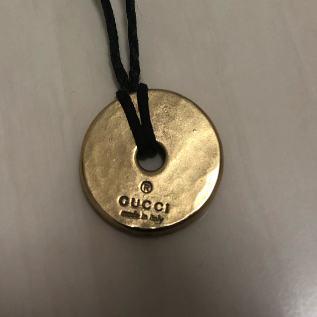Gucci(グッチ)のGUCCI コインペンダントネックレスイエローゴールド10g メンズのアクセサリー(ネックレス)の商品写真