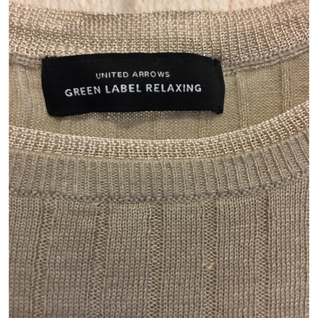 UNITED ARROWS green label relaxing(ユナイテッドアローズグリーンレーベルリラクシング)のグリーンレーベルリラクシング◆麻ノースリーブニット◆トップス◆麻100% レディースのトップス(ニット/セーター)の商品写真