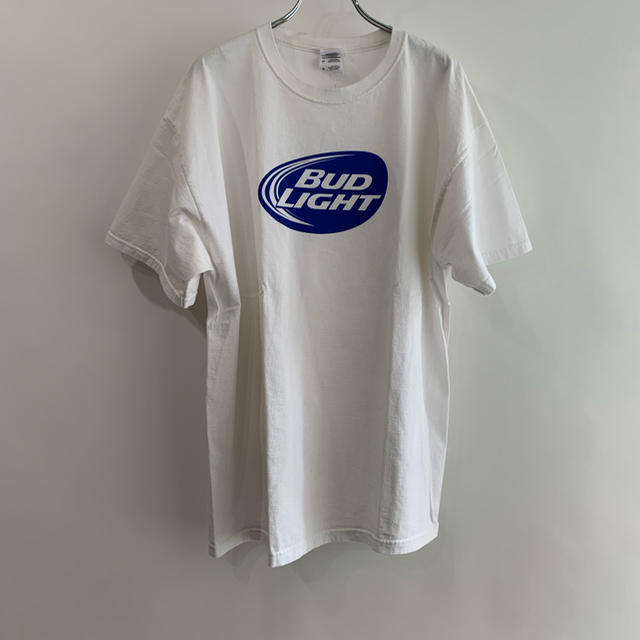 BUD LIGHT バドワイザー　カンパニー　プリント　Tシャツ　古着 メンズのトップス(Tシャツ/カットソー(半袖/袖なし))の商品写真