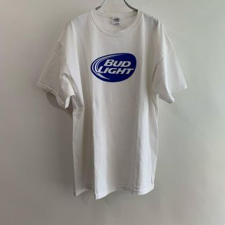 BUD LIGHT バドワイザー　カンパニー　プリント　Tシャツ　古着(Tシャツ/カットソー(半袖/袖なし))