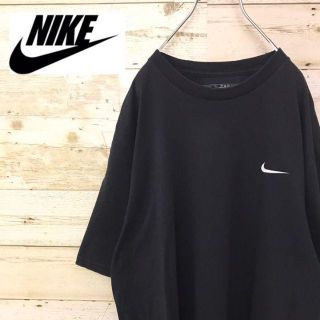 ナイキ(NIKE)の【激レア】ナイキ☆ワンポイントスウッシュロゴ半袖Tシャツクルーネックカットソー(Tシャツ/カットソー(半袖/袖なし))