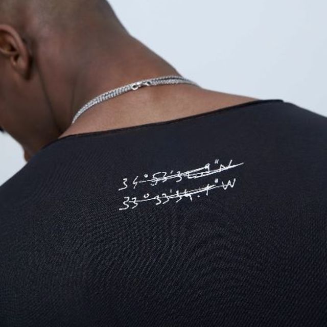 Rick Owens(リックオウエンス)の新品ZARAman異素材切替変形アシメカットソー2枚セットＳ メンズのトップス(Tシャツ/カットソー(七分/長袖))の商品写真