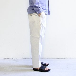 YAECA - YAECA TUCK TAPERED -CHINO CLOTH PANTSの通販
