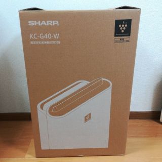 シャープ(SHARP)のSHARP KC-G40-W 加湿空気清浄機 プラズマクラスター7000(空気清浄器)