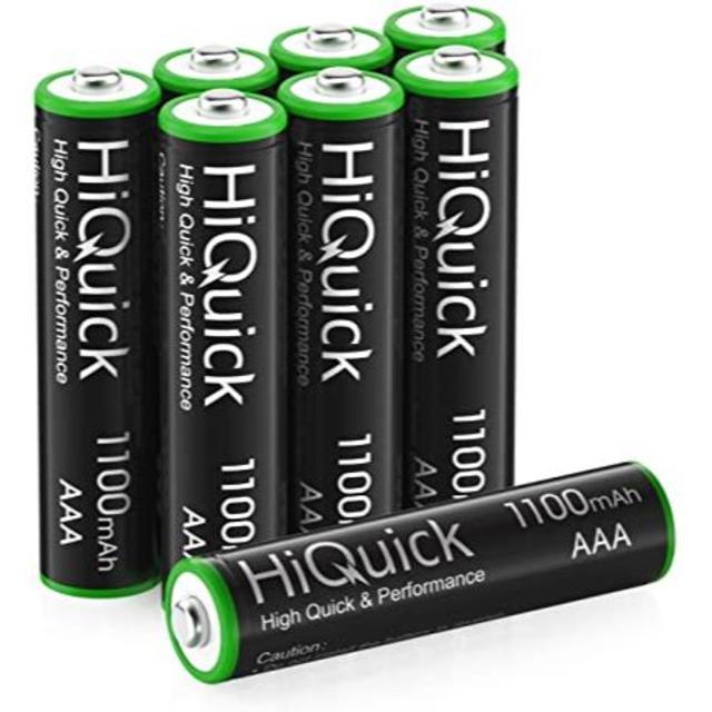 HiQuick 単4形充電池 充電式ニッケル水素電池高容量1100mAh の通販 by menglidechuan's shop｜ラクマ