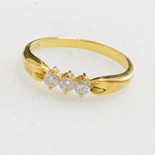 k18 ダイヤモンドリング　0.24ct(リング(指輪))