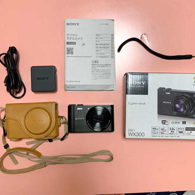 最終値下げ 美品 sony cyber-shot DSC-wx300スマホ/家電/カメラ