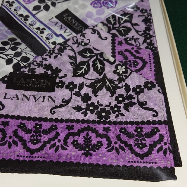 LANVIN COLLECTION(ランバンコレクション)の未使用品‼️ LANVIN ランバン の ハンカチセット レディースのファッション小物(ハンカチ)の商品写真