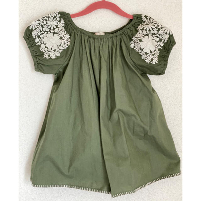 Apolina BARBARA DRESS OLIVE SIZE：S(2-3Y)のサムネイル