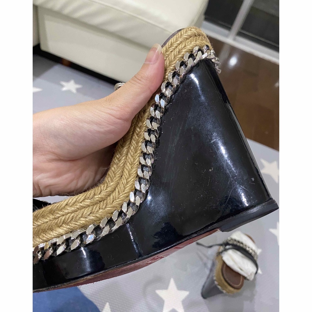 Christian Louboutin(クリスチャンルブタン)のルブタン　ウェッジサンダル レディースの靴/シューズ(サンダル)の商品写真