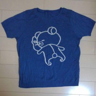 フェリシモ(FELISSIMO)のリラックマ　綿混ニット(Tシャツ(半袖/袖なし))