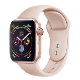 アップルウォッチ(Apple Watch)の新品未使用 Apple Watch ラバーバンド ピンクサンド(腕時計)