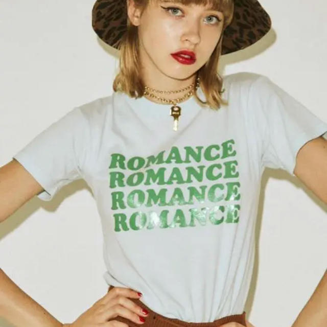 jouetie(ジュエティ)のjouetie ROMANCE Tシャツ(M51)04C アイスブルー レディースのトップス(Tシャツ(半袖/袖なし))の商品写真