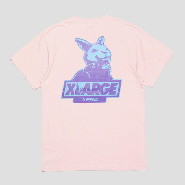 XLARGE(エクストララージ)の【新品】FR2 XLARGE ピンク Tシャツ Mサイズ メンズのトップス(Tシャツ/カットソー(半袖/袖なし))の商品写真