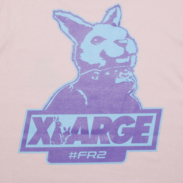 XLARGE(エクストララージ)の【新品】FR2 XLARGE ピンク Tシャツ Mサイズ メンズのトップス(Tシャツ/カットソー(半袖/袖なし))の商品写真