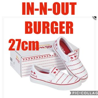 新品☆レア☆インアウトバーガー　スリッポン　in-n-out burger 27