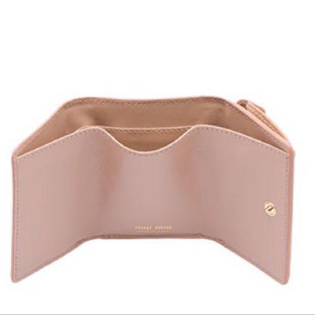 未使用♡miu miu♡クロコレザープリントウォレット♡ミニ財布♡三