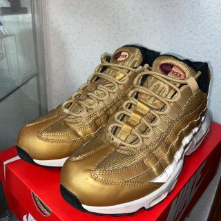 ナイキ(NIKE)のAIR MAX 95 METALLIC GOLD(スニーカー)