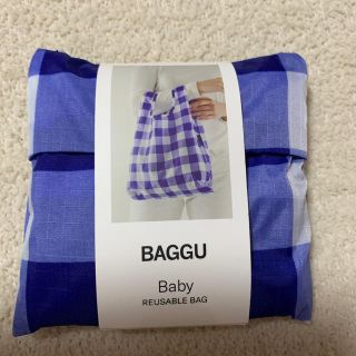 BAGGU エコバッグ【ベビーサイズ】ビックギンガムチェック(エコバッグ)