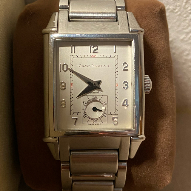 GIRARD-PERREGAUX(ジラールペルゴ)のジラール・ペルゴ　ヴィンテージ1945  リストウォッチ　替ベルト、Dバックル付 メンズの時計(腕時計(アナログ))の商品写真