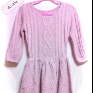 ダズリン(dazzlin)のdazzlin♡ニットワンピース(ミニワンピース)