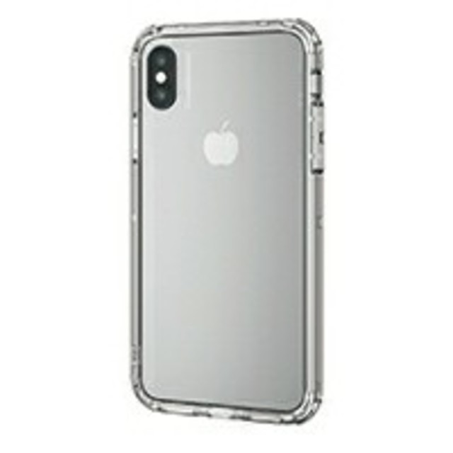 ELECOM(エレコム)のiPhone11用極みソフトケース サイドメッキ：シルバー スマホ/家電/カメラのスマホアクセサリー(iPhoneケース)の商品写真