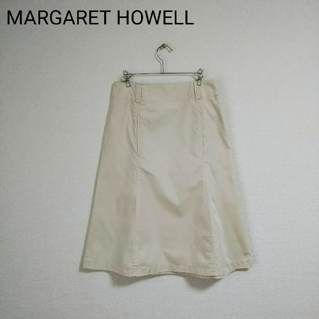 MARGARET HOWELL(マーガレットハウエル)のMARGARET HOWELL マーガレットハウエル ロング スカート 2 綿 レディースのスカート(ロングスカート)の商品写真