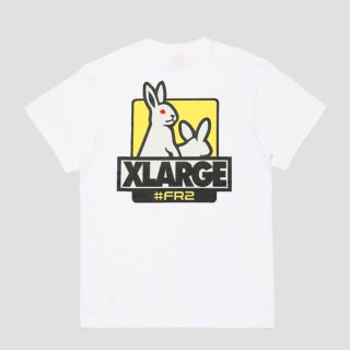 エクストララージ(XLARGE)のXLARGE #FR2 FXXK ICON TEE WHITE コラボ Tシャツ(Tシャツ/カットソー(半袖/袖なし))