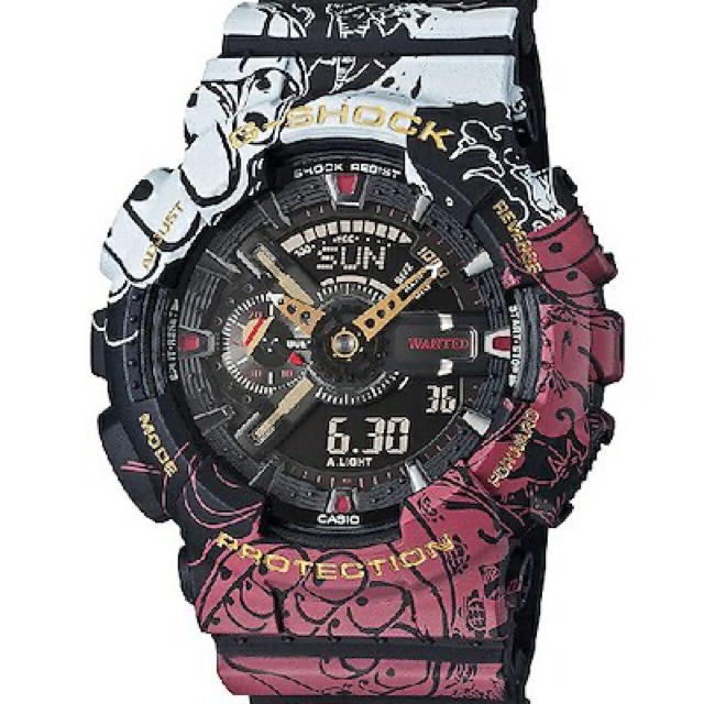 ワンピース コラボ Gショック G-SHOCK GA-110JOP-1A4JRメンズ